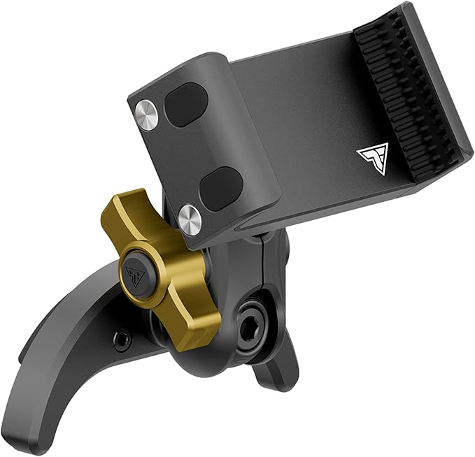 Tackform LINK Vent Phone Mount Compatible with 2016-2023 Toyota Tacoma and 2014-2021 Toyota Tundra | Aluminum | Zero Slip, Anti-Scratch | Universal Holder Compatible with iPhone, Galaxy, More | Yellow