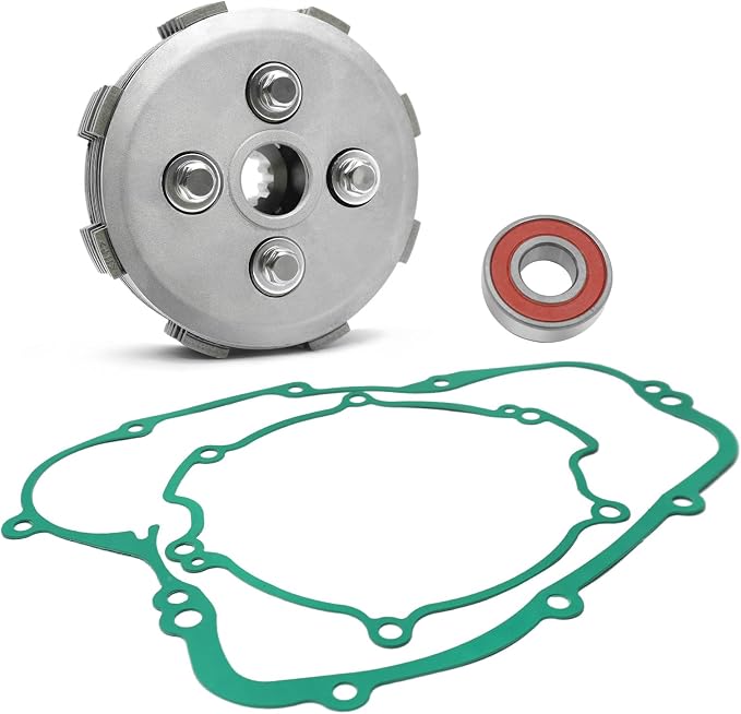 Clutch Kit & Friction Steel & Inner Hub & Pressure Plate for Kawasaki KX80 KX85 KX100 KX112 1998-2024 OEM# 13088-1016 13089-1120