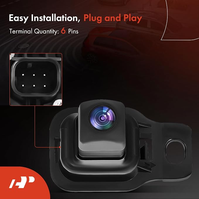 A-Premium Rear View Backup Camera C.A.P.A. Compliant Compatible with Toyota | Parking Camera for Highlander 2016-2019 - Replace# TO1960144, 867900E060