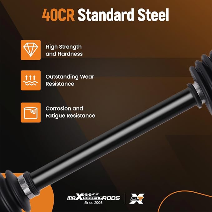 maXpeedingrods CV Axle Shaft Assembly for Arctic Cat 400 450 500 550 650 700 1000 Thunder Cat 2004-2014, Rear Left and Right Side 1502-938, 0502-811