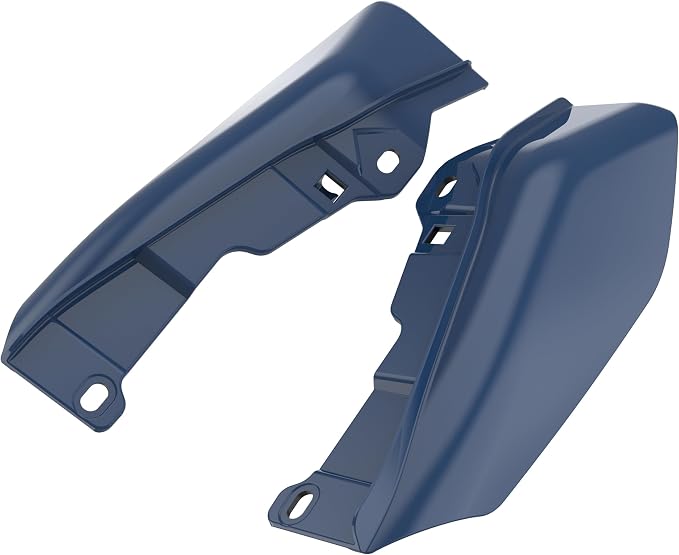 Color - Matched Mid Frame Air Deflectors Heat Shield, Perfectly Fit for Harley Touring Models 2009-2026 Billiard Blue