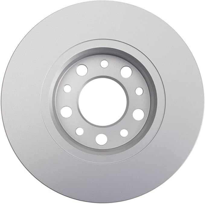 TRQ Rear Brake Rotor Set G Coated Solid Compatible with 2016-2023 Fiat 500X 2017-2023 Jeep Compass 2015-2023 Renegade 2023-2024 Dodge Hornet