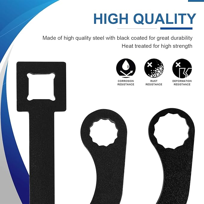 12MM & 15MM 12-Point Turbo Charger Bolt Wrench Tool Pair with 1/2" Drive for Cummins ISB 5.9L and 6.7L Turbo Diesel Engines Replaces for 9866B 9866A 9866