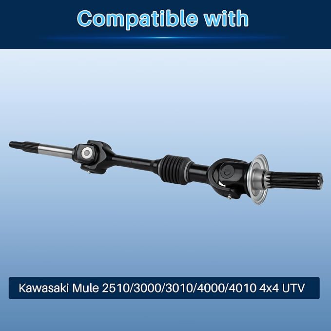 39158-1119 Rear CV Axle Shaft Assembly Compatible with Kawasaki Mule 2500 2510 2520 3000 3010 3020 4000 4010 Rear Axle Shaft Assembly for Left/Right Axle & Wheel Bearing 39158-1120