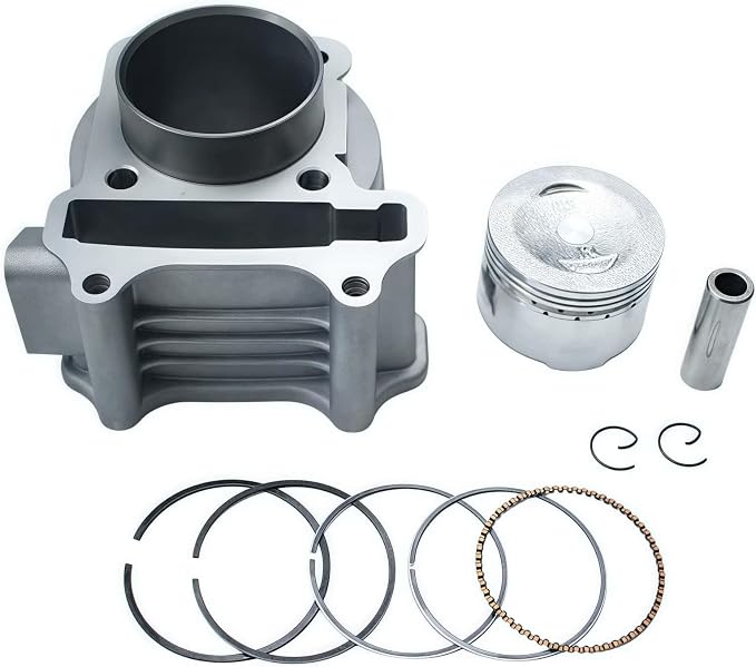 47mm Big Bore Complete Cylinder Rebuild Kit Head Comp fit for 4 Stroke GY6 49cc 50cc 139QMA 138QMB Engine Parts Chinese ATV Quad Scooter Go Kart (69mm upgrade valve)