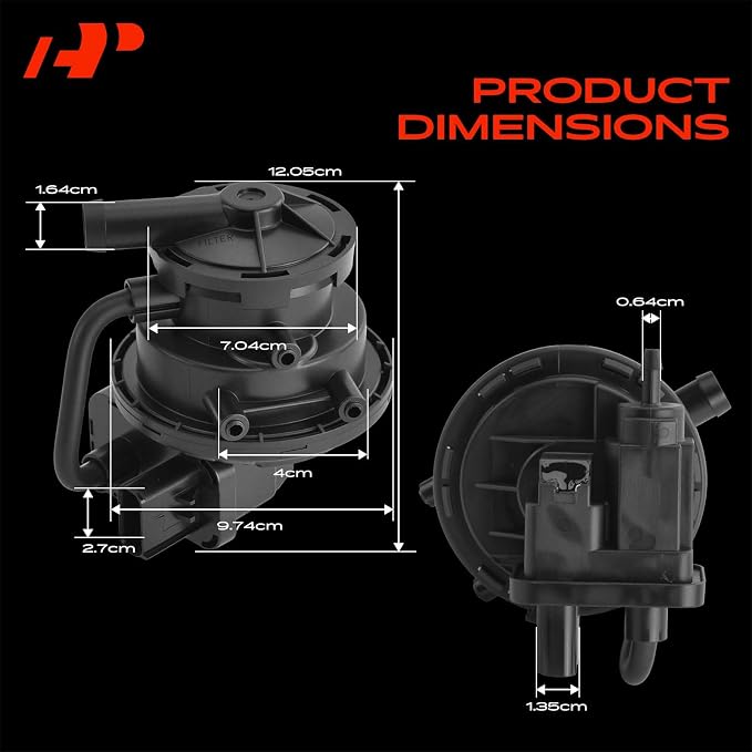 A-Premium Fuel Vapor Leak Detection Pump Compatible with Jeep XJ Series Cherokee 1998 1999 2000 2001