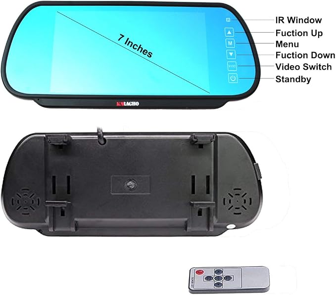 Sprinter Brake Light Backup Camera System Compatible for Transporter Sprinter W906 2007-2018/Crafter Truck Vans 2007-2016 (with 7 inch Monitor)