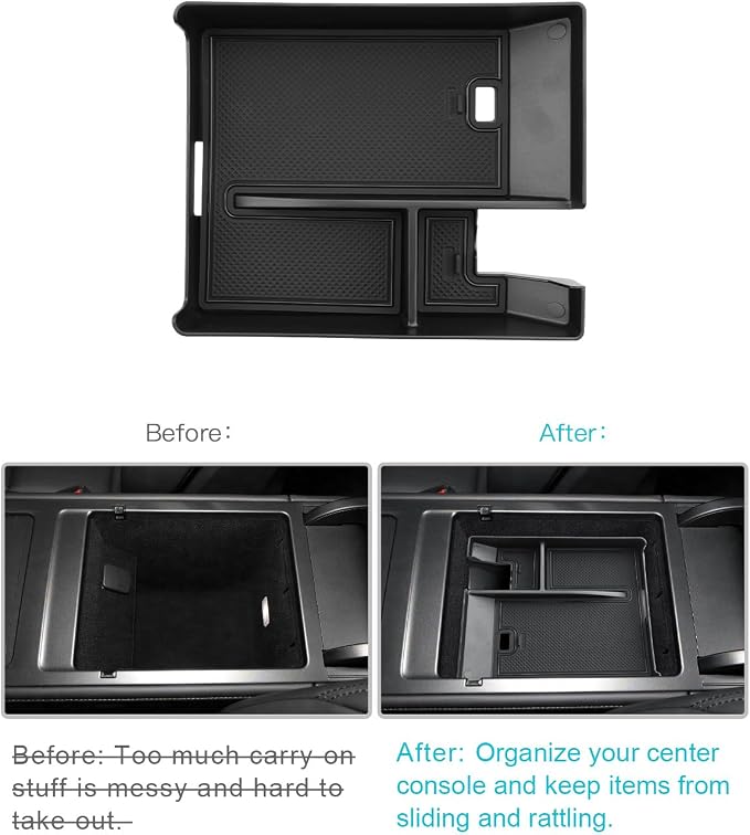 CDEFG for 2024 2025 2026 Lincoln Nautilus Center Console Organizer for 2024-2026 Lincoln Nautilus Accessories Middle Console Organizer Armrest Storage Box