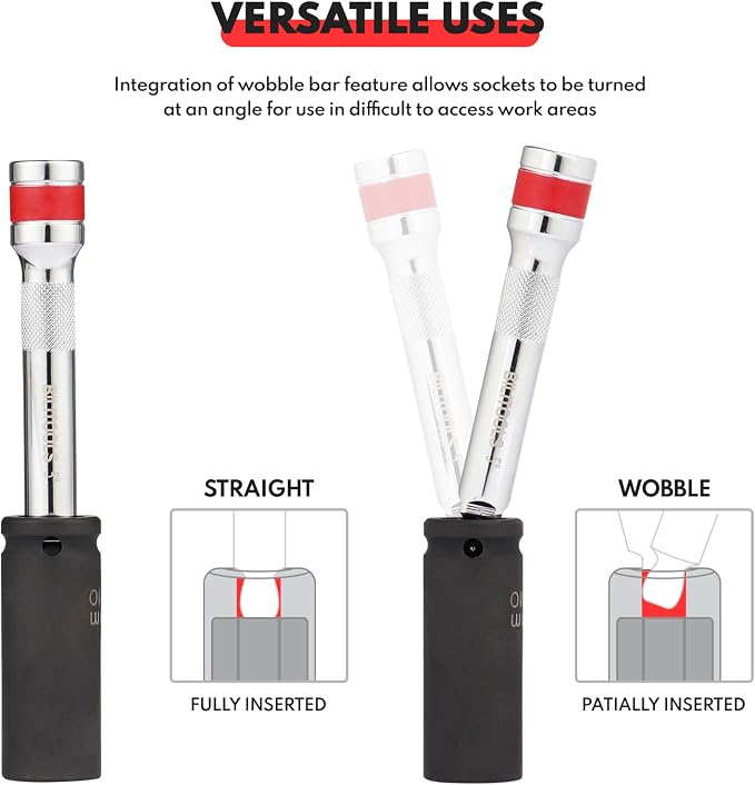 External Torx Plus Socket Set with Wobble Extension Set