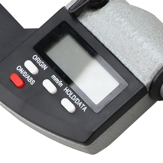 Reloading Micrometer Tube Ball Spherical Anvil Digital Electronic Micrometer Measuring Tool 0-1"/0-25mm Inch/Metric