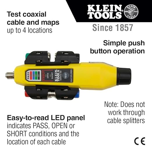 Klein Tools Coax Tester Kit + Jonard Terminator Tool