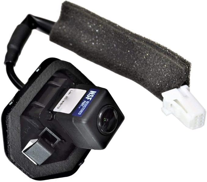 PT Auto Warehouse BUCNI-124N - Rear View Park Assist Backup Camera, 4-Door Sedan, without Blind Spot Detection - NSF Certified