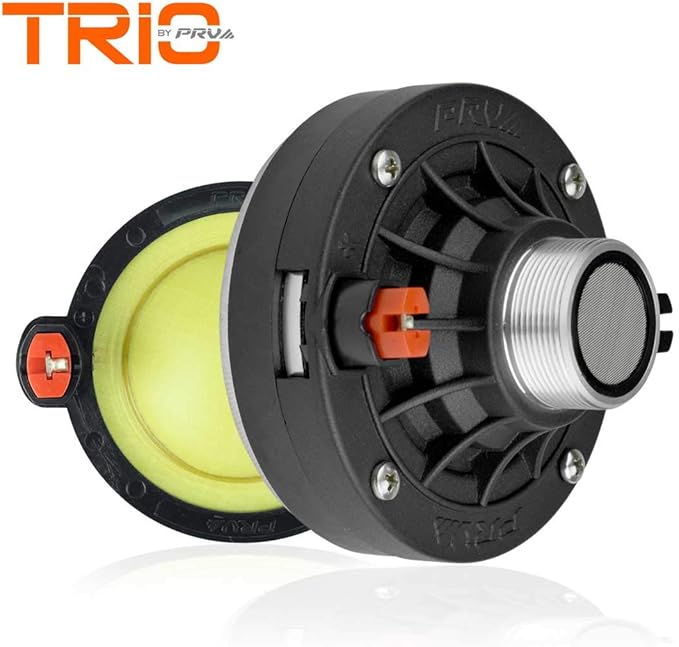 PRV AUDIO D270Ph Compression Driver 1" Exit Phenolic Driver for Vocal Reproduction, 2" Voice Coil 150 Watts 8 Ohms Improved Performance on New Compact Design (Single)