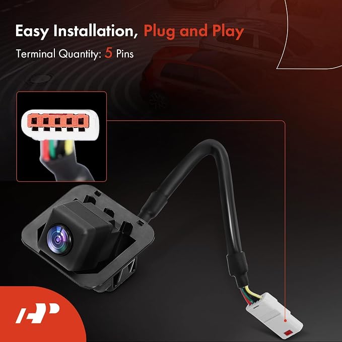 A-Premium Park Assist Camera Rear View Backup Reverse Camera Compatible with Select Chevrolet Models - 2018-2019 Traverse