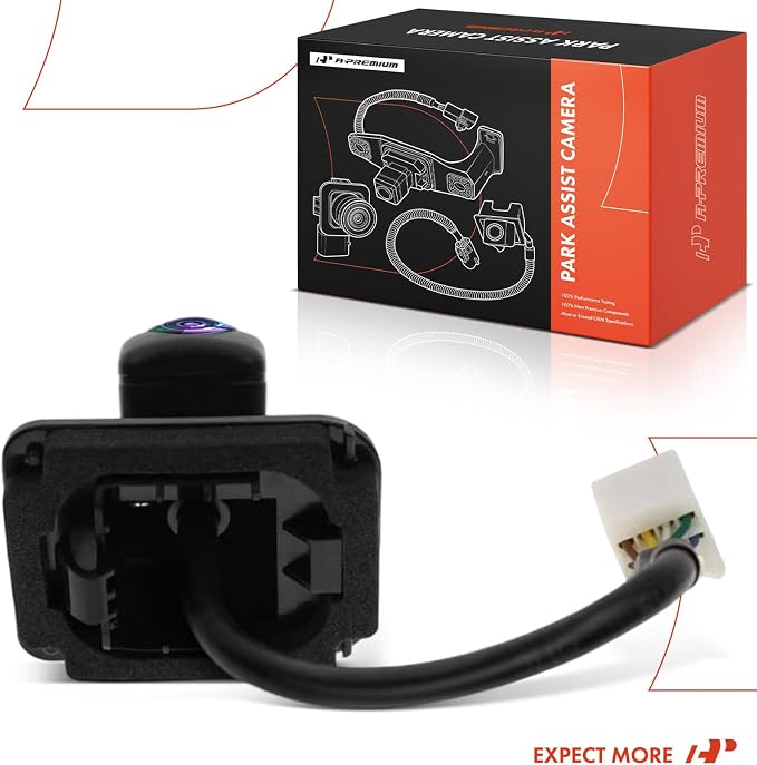 A-Premium Rear View Backup Camera Compatible with Honda | Parking Camera for Fit 2019-2020