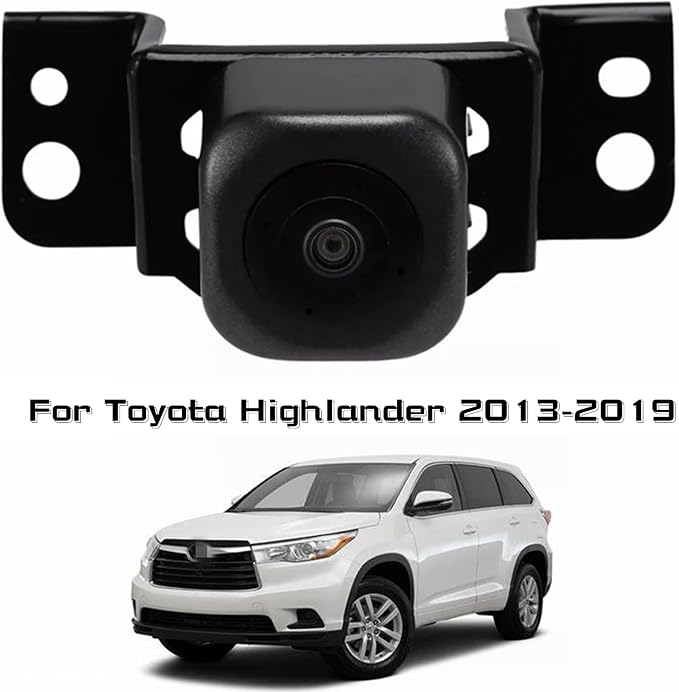 Front Parking Assist Around View Monitor Camera Compatible with Toyota Highlander 2.5L 2.7L 3.5L 2013 2014 2015 2016-2019 for 86790-0E081 867900E081