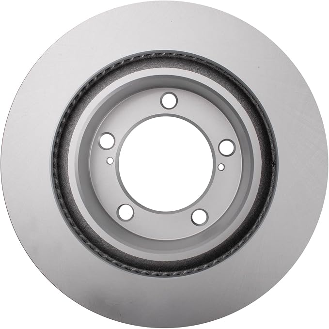 TRQ Front Brake Rotor Set G Coated Vented Compatible with 2008-2015 Lexus LX570 2008-2015 Toyota Land Cruiser