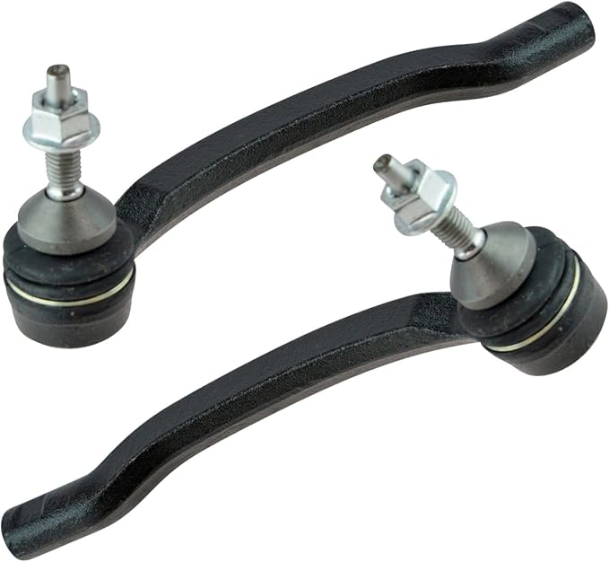 TRQ Front Outer Tie Rod Set 2 Piece Compatible with 2001-2002 Volvo V70 2003-2007 XC70 2003-2014 XC90