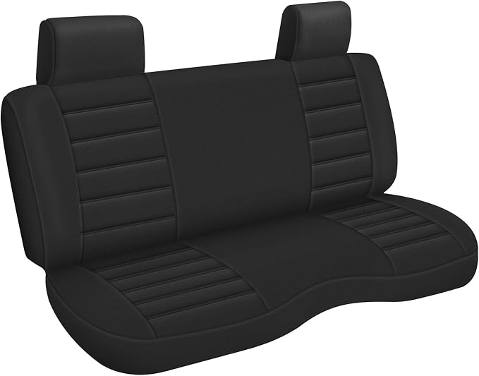 SAPUBK Front Seat Covers Replace for 1995-2004 Toyota Tacoma Front Bench Seat with Molded Headrest Seat, Knitted Fabric Composite Soft Foam Lining Airmesh Breathable Seat Cover