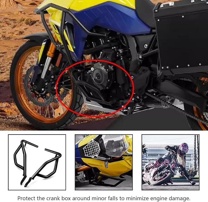 FOR vstrom 800de V-strom 800DE DL800DE 2023 2024 Engine Guard lower Crash Bars Replacement motorcycle guard bar lower bumper road anti fall vstrom 800