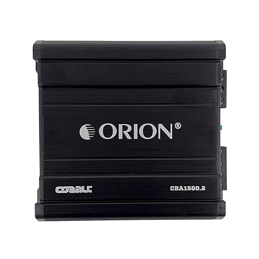 Orion Cobalt Series CBA1500.2 High Efficiency 2-Channel Class A/B Amplifier for Car Audio Stereo - 1500W Max, 250W RMS, 2/4 Ohm Stable, Adjustable Low/High Pass, Bass Boost, MOSFET Power Supply