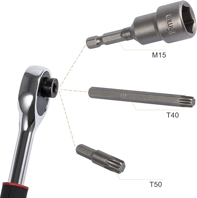 Wrangler Torx Tool Kit for Hard Top Door Install Removal for Jeep Wrangler JK JL & Gladiator Rubicon Sahara Unlimited Replacement for 82214166AB 68361574AB