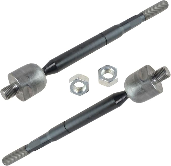 TRQ Front Inner Tie Rod Set 2 Piece Compatible with 2007-2008 Toyota Yaris
