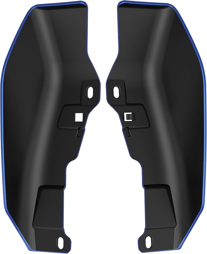 Color - Matched Mid Frame Air Deflectors Heat Shield, Perfectly Fit for Harley Touring Models 2009-2026 Blue Max