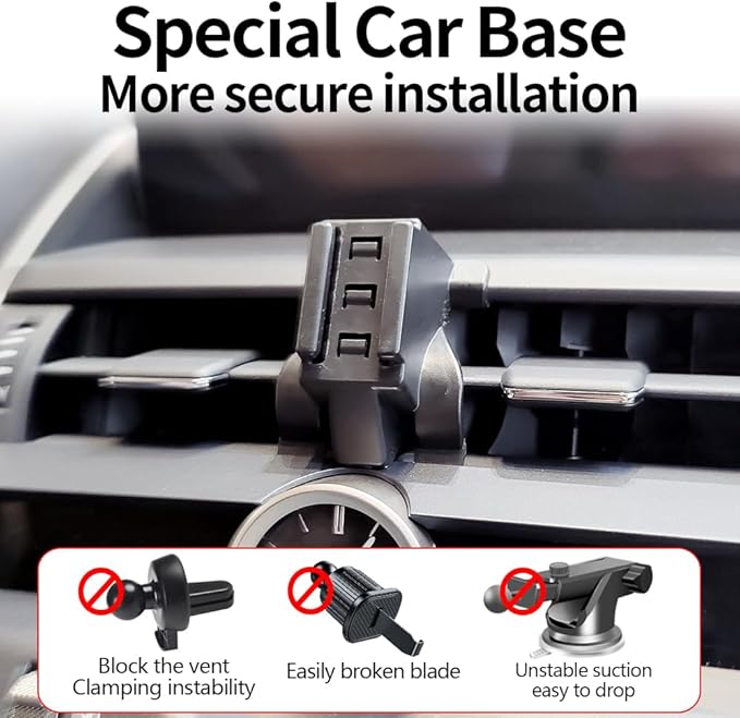Car Magnetic Phone Mount for Lexus NX 2015 2016 2017 2018 2019 2020 2021 NX300h NX300 NX200t Auto Interior Accessories Best Cellphone Holder Fast 15W Wireless Charger Cell Phones Charging Screen Stand