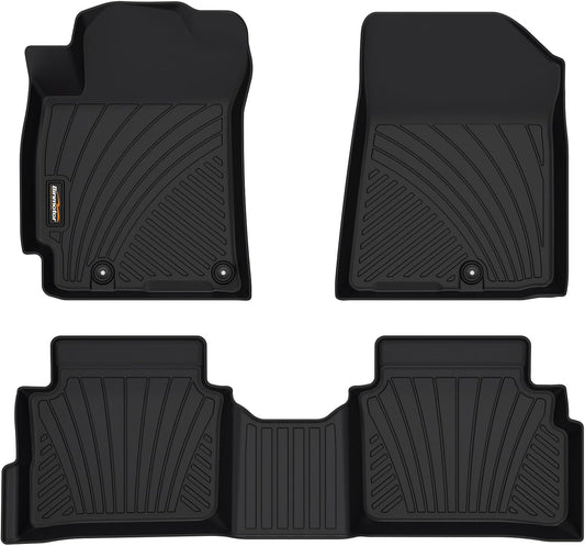 Binmotor-All Weather Floor Mats for Kia Forte 2024 2023 2022-2019, GT丨GT-line丨LX丨 LXS Waterproof Car Mats Rubber Floor Liners for Kia Forte Accessories