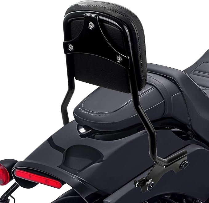 Standard Upright Sissy Bar Backrest for Harley Softail 2018-2025,for Street Bob/Deluxe/Heritage Classic/Slim/Standard FXST/Hydra-Glide