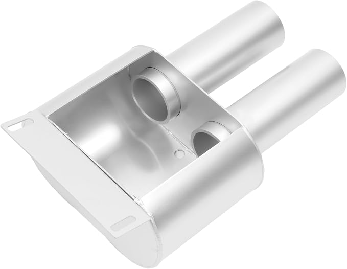 ALMULOO Aluminum All Year Intake Airbox Air Box Compatible with Yamaha Banshee Silvery