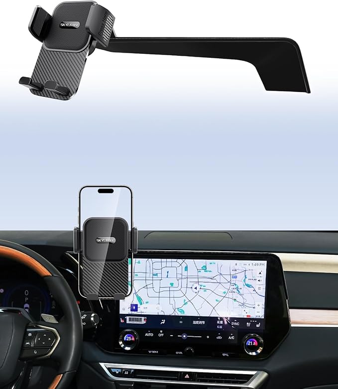 SKYLOTEC Phone Holder for Lexus RX350 RX350h RX450h+ RX500h 2023 2024 2025 2026 Accessories 14-Inch Screen, Automobile Cradles Phone Mount, Phone Base Not Block Air Vent(Not Fit 9.8-Inch)