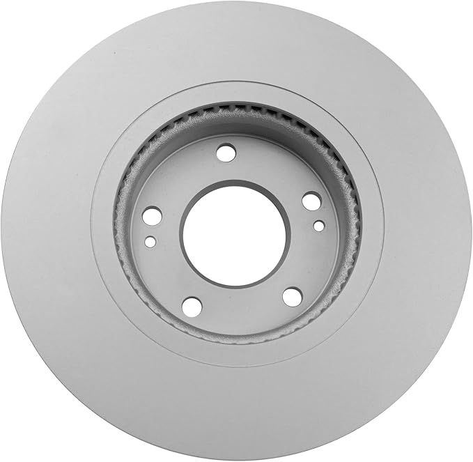 TRQ Front Brake Rotor Set G Coated Vented Compatible with 2010-2012 Hyundai Santa Fe 2011-2013 Kia Sorento