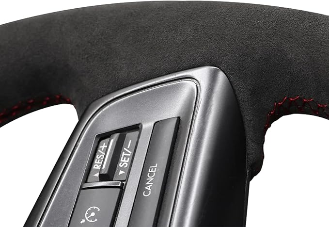 MEWANT Hand Sewing Breathable Car Steering Wheel Cover for Subaru WRX 2015-2021 / WRX STI 2015-2021 Steering Wheels Accessories for Subaru WRX (STI)