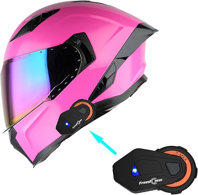 1Storm Motorcycle Full Face Helmet for Adults Men and Women Street Bike Racing Helmet DOT Approved with one Extra Clear Shield