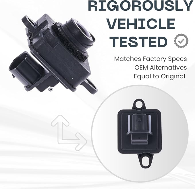 Backup Camera Replaces for 2015 2016 2017 RAM PROMASTER City Cargo Van/PROMASTER City Passenger Van Left Side View OE Part # 68334451AA 68311544AA 68263903AA