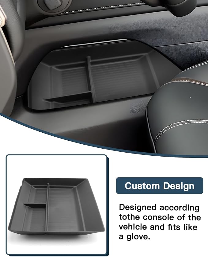 Ruiya 2025 2026 Armada Console Organizer for 2026 Nissan Armada Accessories Armrest & Lower Console Organizer Compatible with 2025 2026 Nissan Armada SV/SL/Platinum/Pro-4X/Platinum Reserve-2Packs