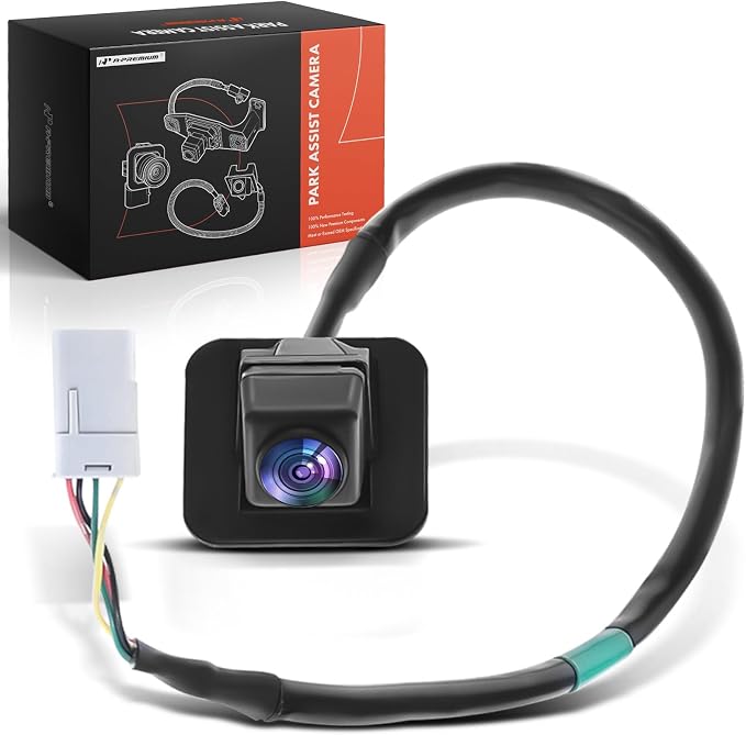 A-Premium Rear View Backup Camera Compatible with GMC | Parking Camera for 2017 2018 2019 Acadia with Surround View- Replace# GM1960150