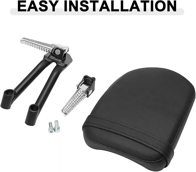 Rear Passenger Seat Cushion and Foot Pegs Kit for Rebel500 CMX300 CMX500 2017-2025