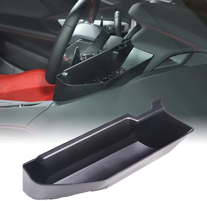 Dash Tray Center Console Dash Storage Tray Fit for Corvette C8 Stingray 2020 2021 2022 2023-2025, Insert Organizer Brings Well-Organized Storage Space, Console Dashboard Organizer, Holds a U.S. Patent