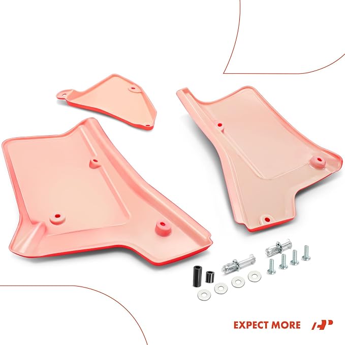 A-Premium Red Side Panels Covers Compatible with Honda Model | for XR200R 1984-2002, XR250R 1984-1985