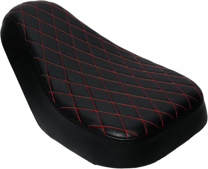 JMCHstore Red Diamond Stitch Retro Mini bike Seat for Coleman B200R B200C B200V RB200 Realtree RT200 MEGA moto B212 MAX Cushion Replacement parts