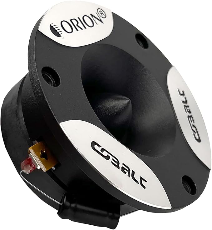 ORION Cobalt Series CTW101 3.75” Super Bullet Tweeter | Aluminum Diaphragm, 1” Voice Coil, 50W RMS, 200W Max, Built-in Crossover - Pro Car Audio Sound System Tweeter (Pair)