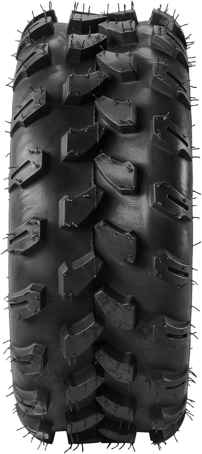 Torchbeam 19x7x8 ATV UTV Tire All-Terrain Off-Road, 4 PR 19x7-8 ATV Tires, Z-124 Mud Sand Trial Tire, Set of 2