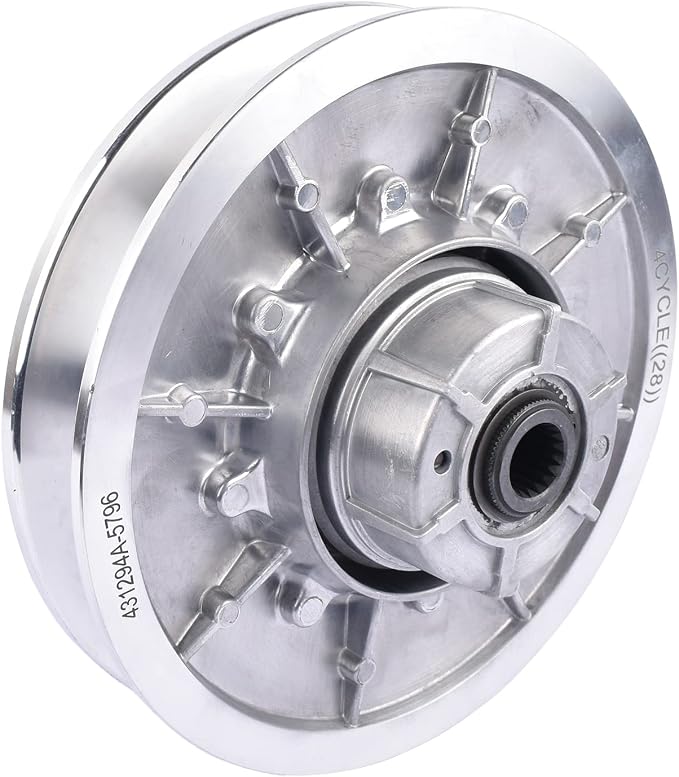 26301-G03 High Torque Rear Driven Clutch 28 Degree Replacement for EZGO Gas Golf Cart 4 Cycle 1991-2009 (Excludes RXV Models) - Weonefit