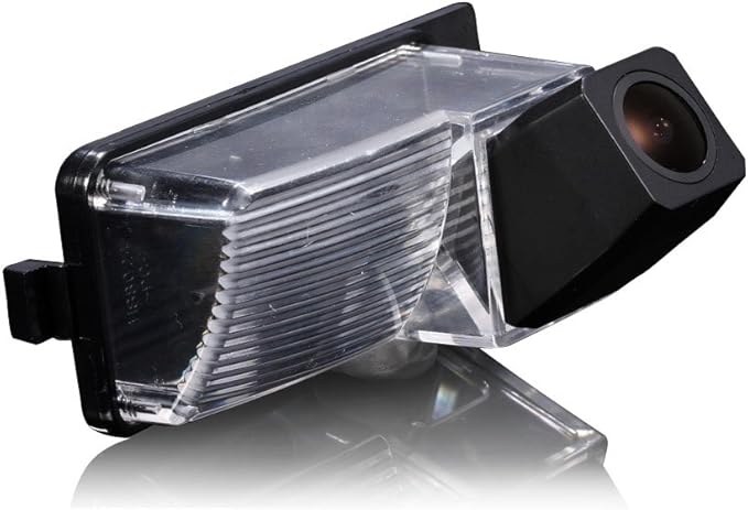 Waterproof Rear-View License Plate Car Rear View Reverse Parking Camera for Tiida Hatchback/Livina/Skyline R35 GTR/250GT/ Fairlady 350Z/370Z/ Cube/Geniss (Starlight Super pro Camera)