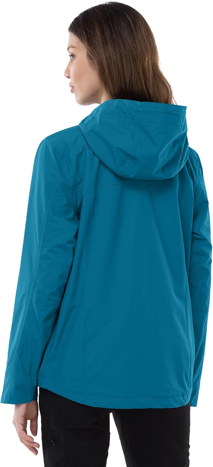 Outdoor Ventures Packable Rain Jacket Women Lightweight Waterproof Raincoat with Hood Cycling Bike Jacket