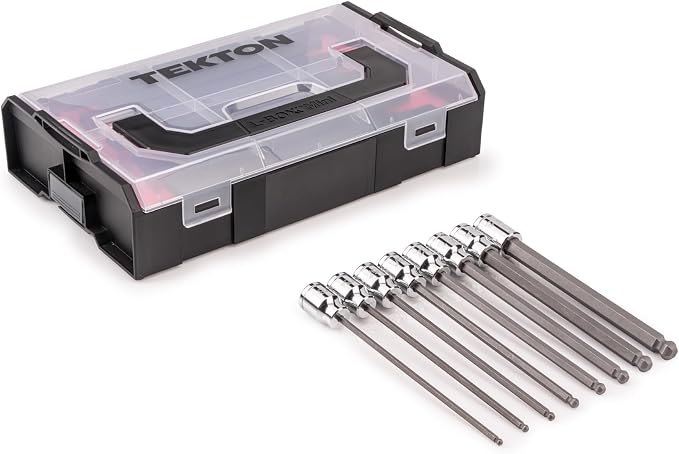 TEKTON Long Ball End Hex Bit Socket Set, 8-Piece | SHB91701