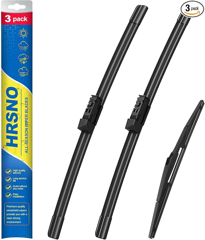 24"+18" Windshield Wipers With 14" Rear Wiper Blade Sets Automotive Replacement for Mazda CX-5 2017-2025,Easy For Installation (Pack of 3)